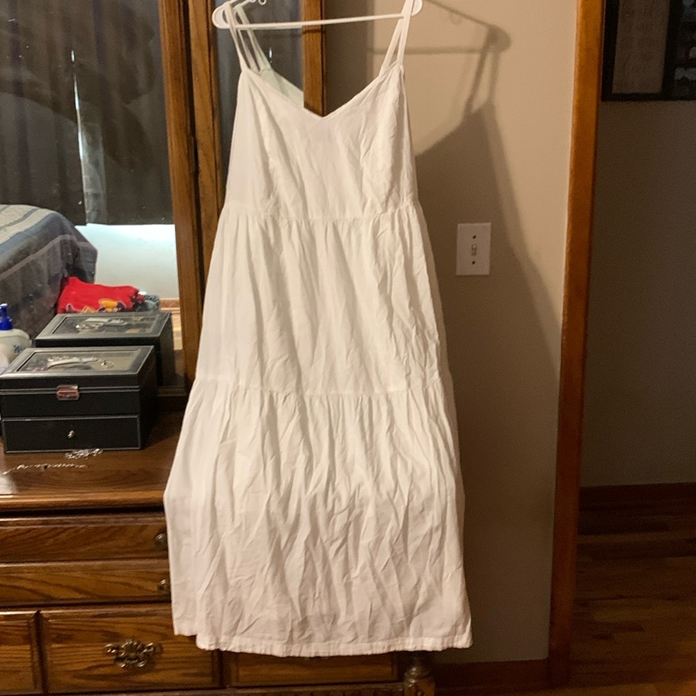 2X Cami Maxi Dress in White.